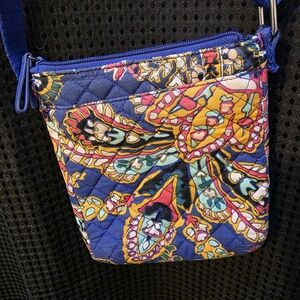 Vera Bradley Colorful Floral Crossbody Bag - Blue